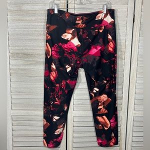 CALVIN KLEIN Performance Wicking Leggings Floral Print-XXL